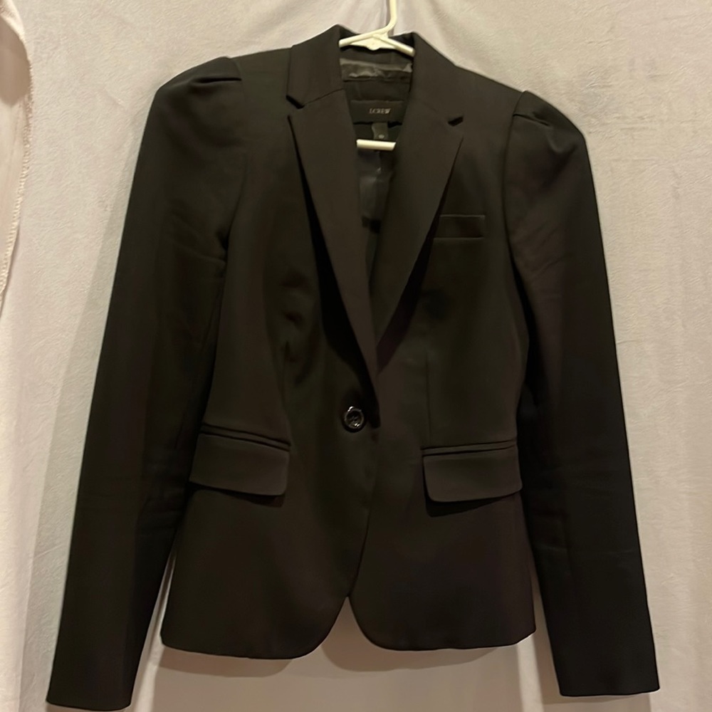 J Crew Black Blazer 00